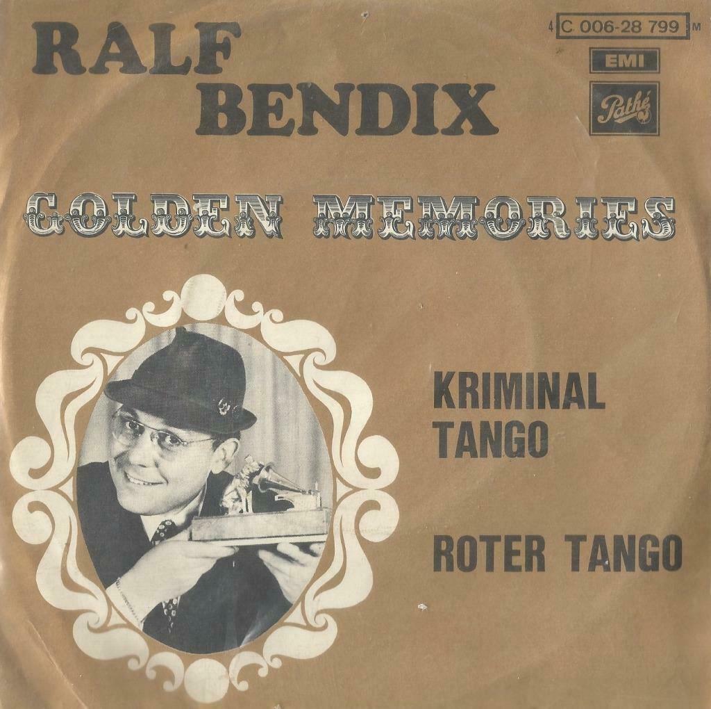 Ralf Bendix – Kriminal Tango / Roter Tango – Single, Cd's en Dvd's, Vinyl Singles, Gebruikt, Single, Pop, 7 inch, Ophalen of Verzenden