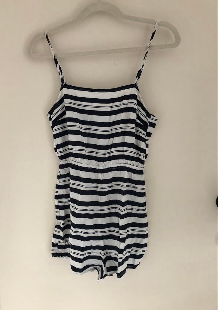gestreepte playsuit 34 XS H&M Divided, Kleding | Dames, H&M, Blauw, Ophalen of Verzenden, Maat 34 (XS) of kleiner