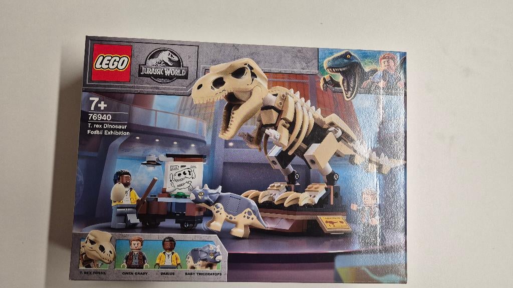 LEGO 76940 T rex Dinosaur Fossil Exhibition, Ophalen of Verzenden, Nieuw, Complete set, Lego