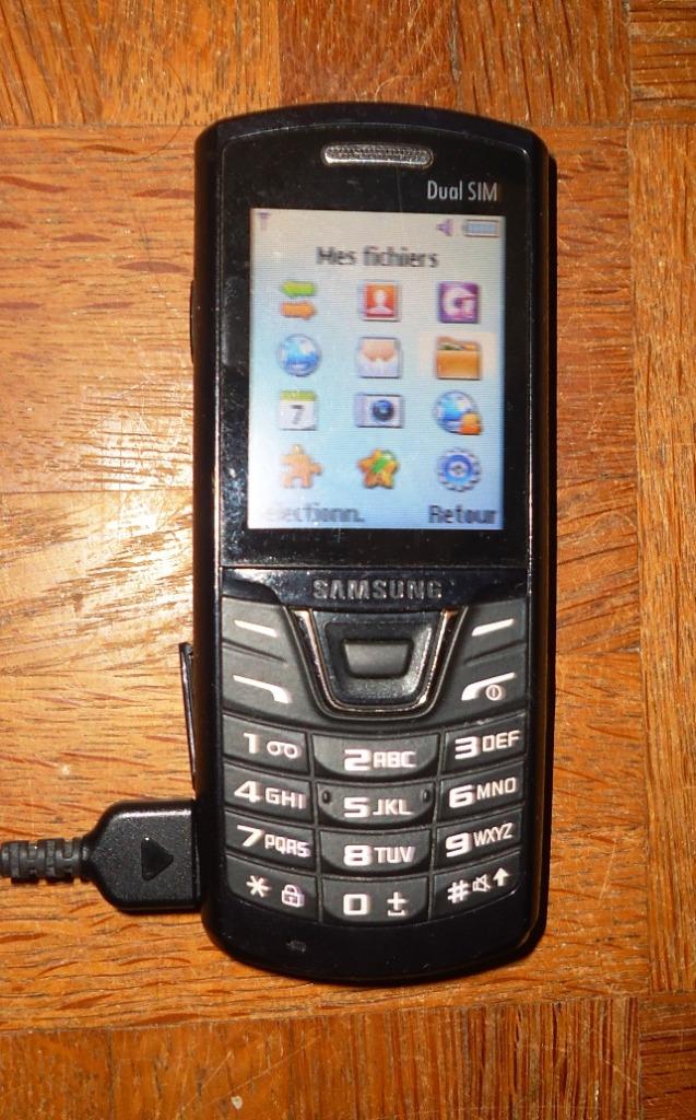 GSM SAMSUNG GT-E2152, Enlèvement, Comme neuf, Noir