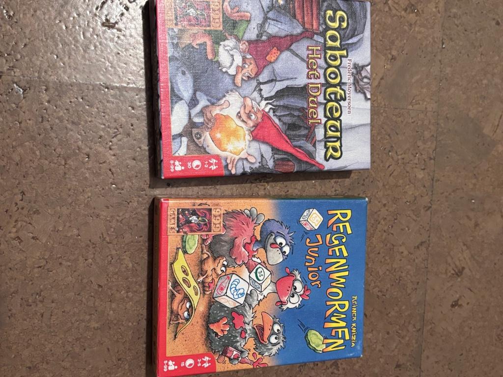 Gezelschapsspel Regenwormen en saboteur, Hobby en Vrije tijd, Ophalen of Verzenden, Nieuw, 999 Games