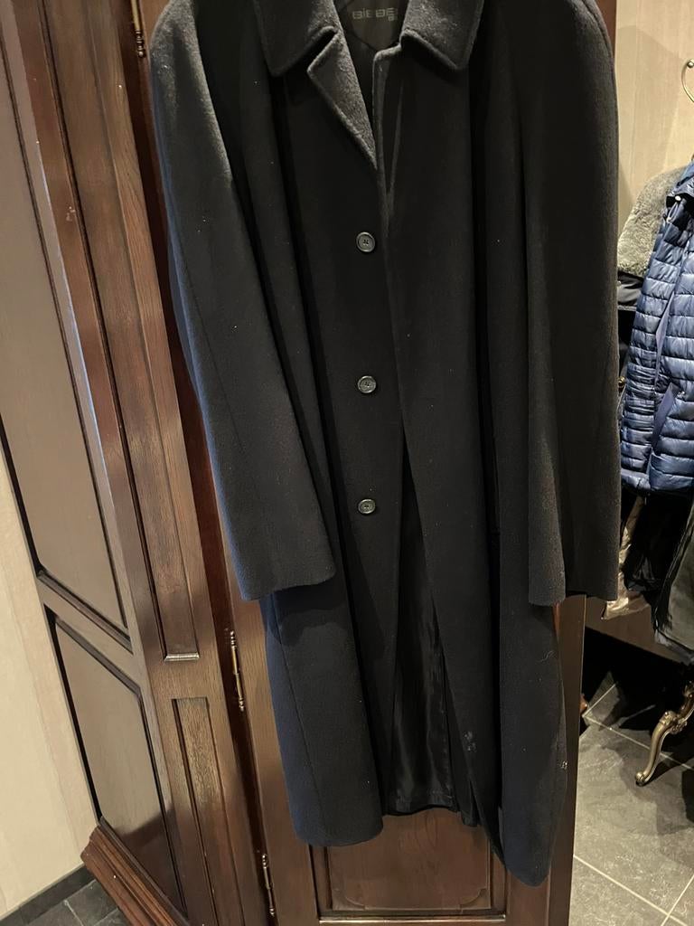 Lange herenjas, Kleding | Heren, Ophalen, Blauw, Zo goed als nieuw, Andere