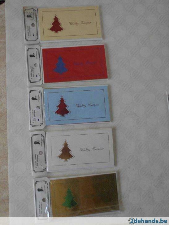 Kerstkaarten Spar - 5 kaarten+omslag/pakje (prijs/pakje), Diversen, Kerst, Ophalen of Verzenden, Nieuw