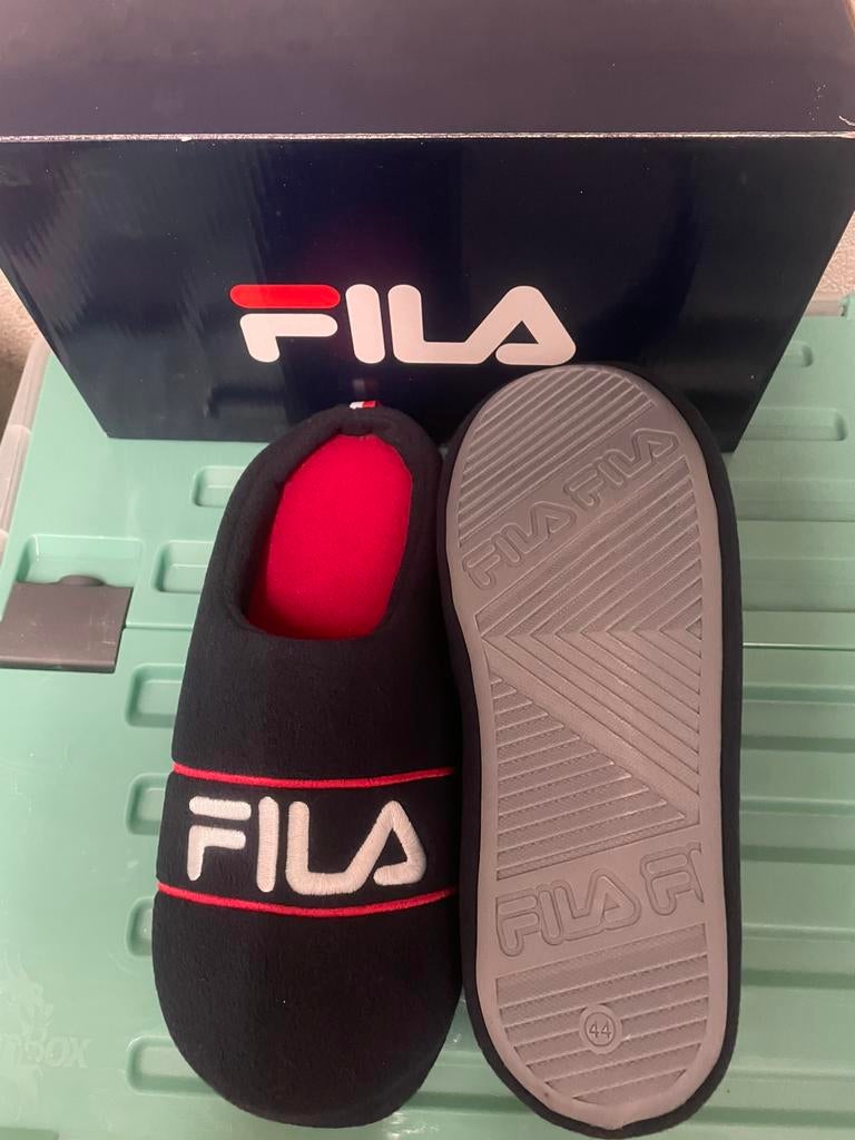 Pantoffels Fila (nieuw), Ophalen, Zwart, Nieuw, Pantoffels of Sloffen