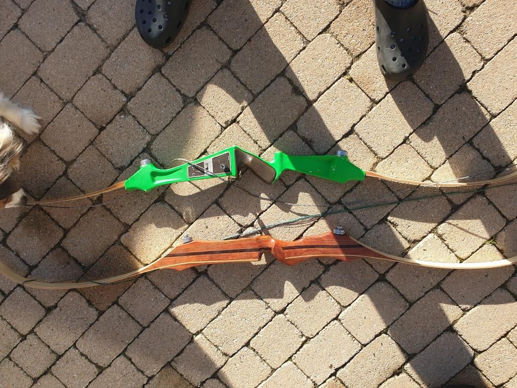 2 recurve bogen, Ophalen