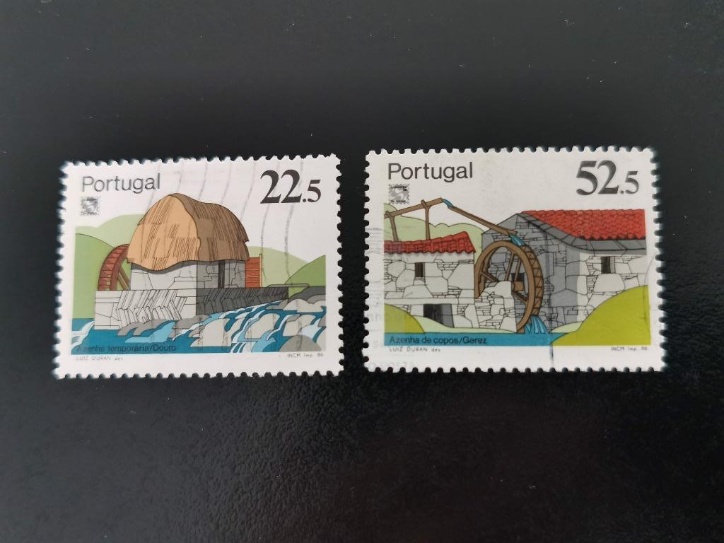 Portugal 1986 - moulins à eau, Enlèvement ou Envoi, Portugal, Affranchi