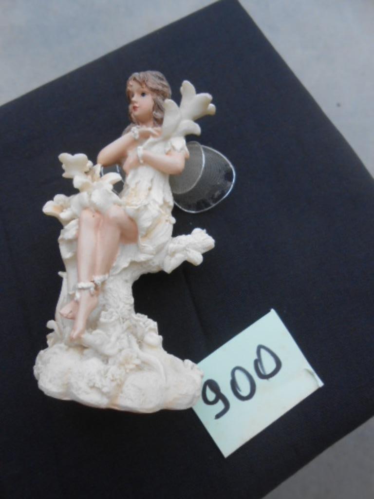figurine de fille avec des ailes - fleurs d'oiseaux féerique, Enlèvement ou Envoi, Comme neuf, Fantasy
