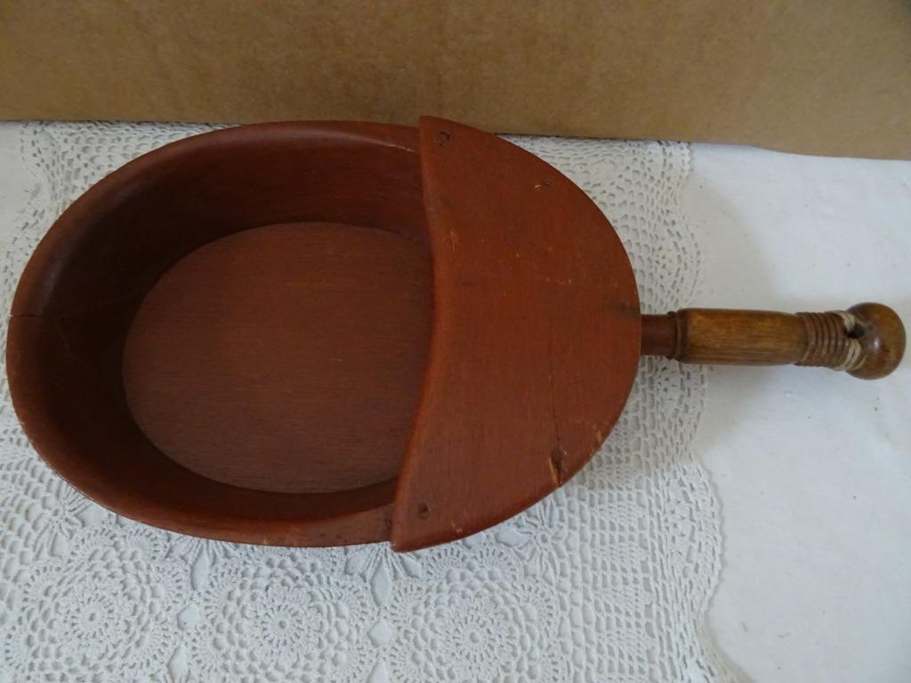 Centenbakje antiek centenbakje enorme houten centenbak 1940, Antiek en Kunst, Antiek | Religieuze voorwerpen, Ophalen of Verzenden