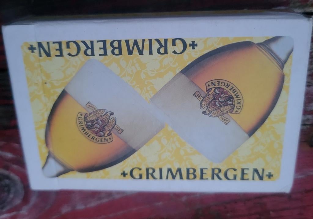 Grimbergen speelkaarten, Verzamelen, Biermerken, Ophalen of Verzenden