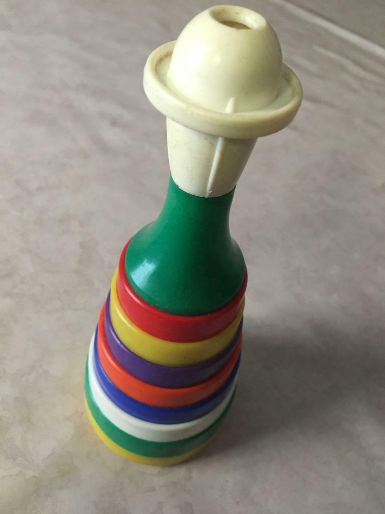 Ambi Toys verzamelobject : rammelaar/toren, Ophalen, Zo goed als nieuw, Rammelaar, Met geluid