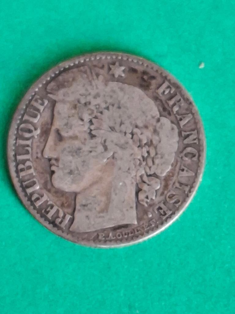 1882 A Frankrijk 50 centimes in zilver Ceres Parijs, Verzenden, Frankrijk, Losse munt, Zilver