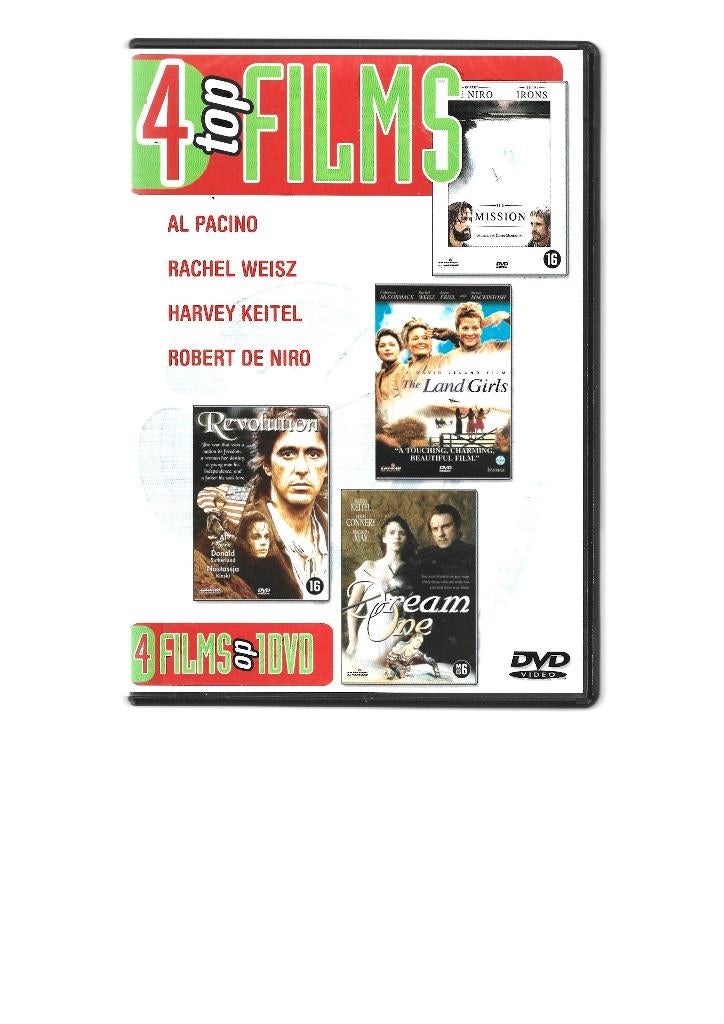 Vier top films, Ophalen of Verzenden, Gebruikt, Actie