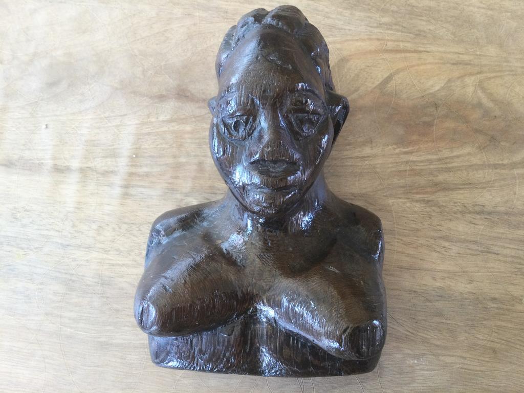 Authentiek afrikaanse vrouwenbuste, Ophalen of Verzenden