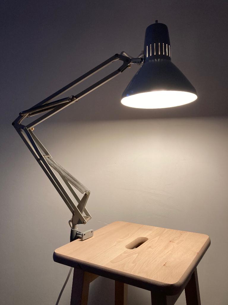 Lampe architecte Ledu vintage, Enlèvement ou Envoi, Utilisé, Métal