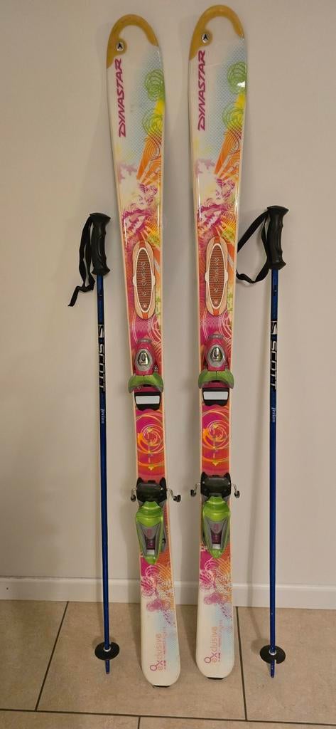 Ski femme Dynastar 143cm très peu servi, Zo goed als nieuw, Ski