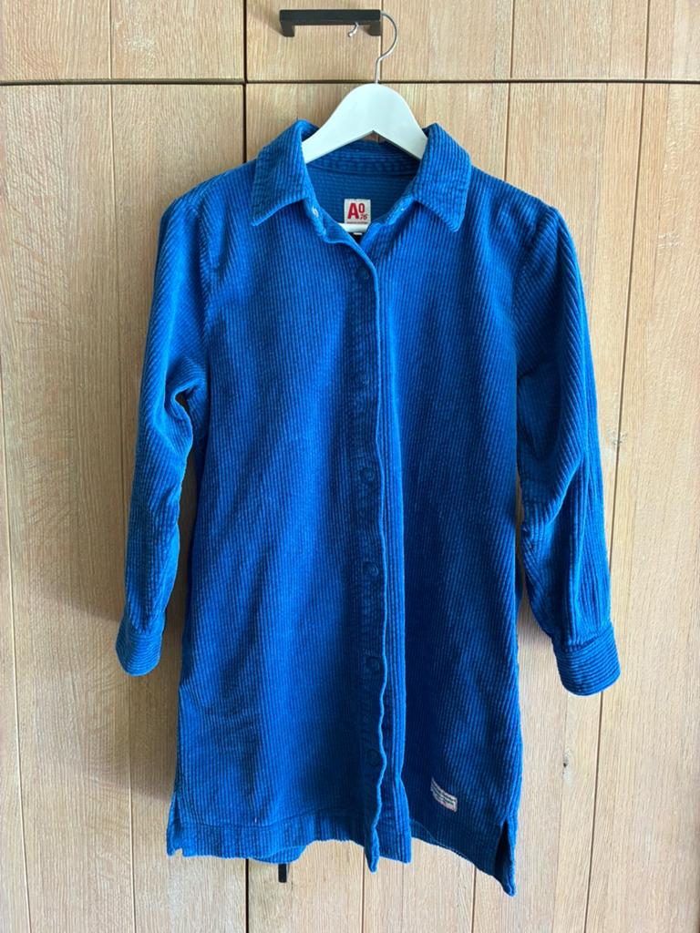 Winterkleedje blauw ao76, Ophalen, Nieuw, Meisje, Jurk of Rok