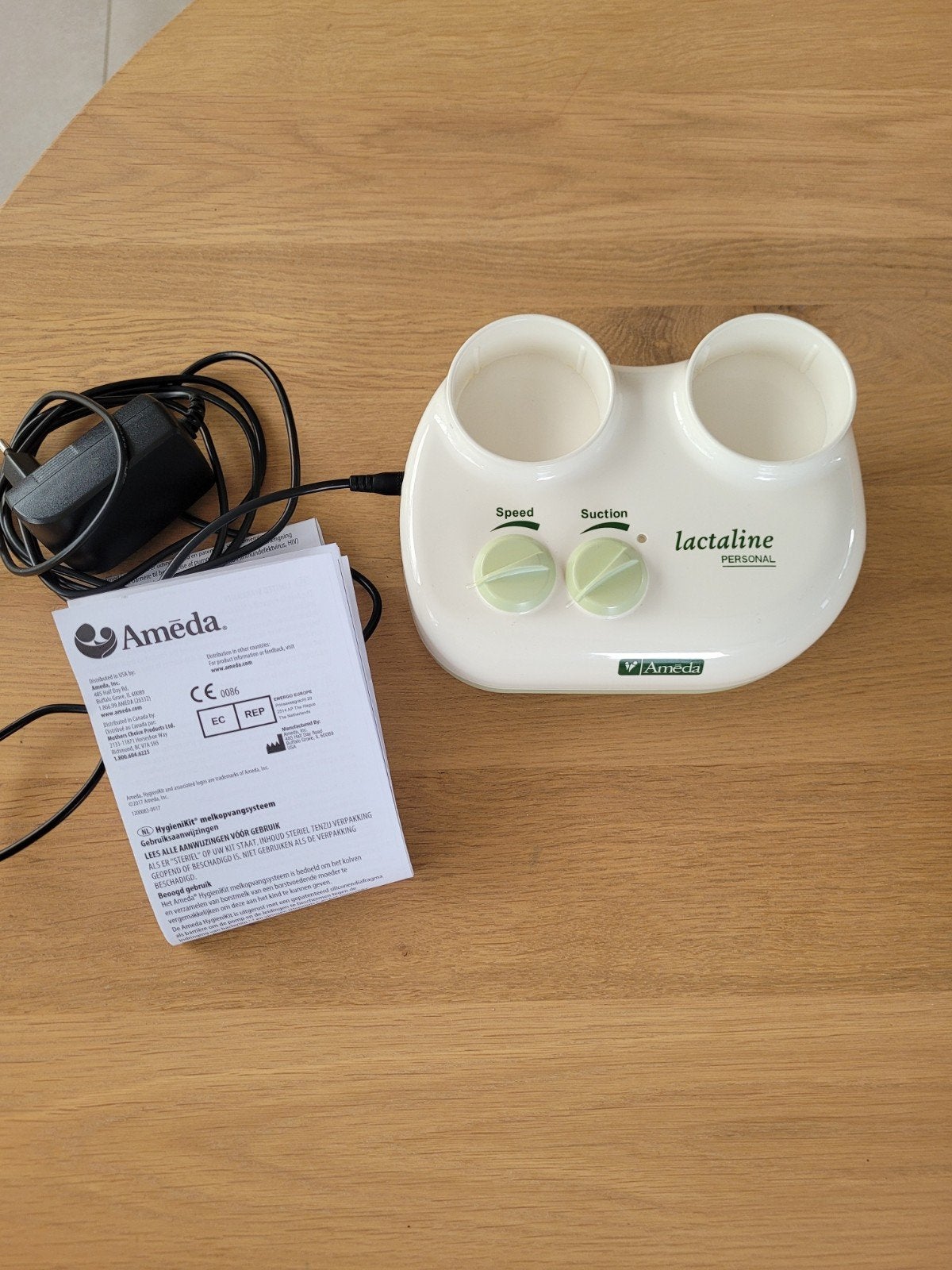 Ameda kolf elektrisch Lactaline, Kinderen en Baby's, Babyvoeding en Toebehoren, Ophalen, Zo goed als nieuw, Borstkolf, Overige merken
