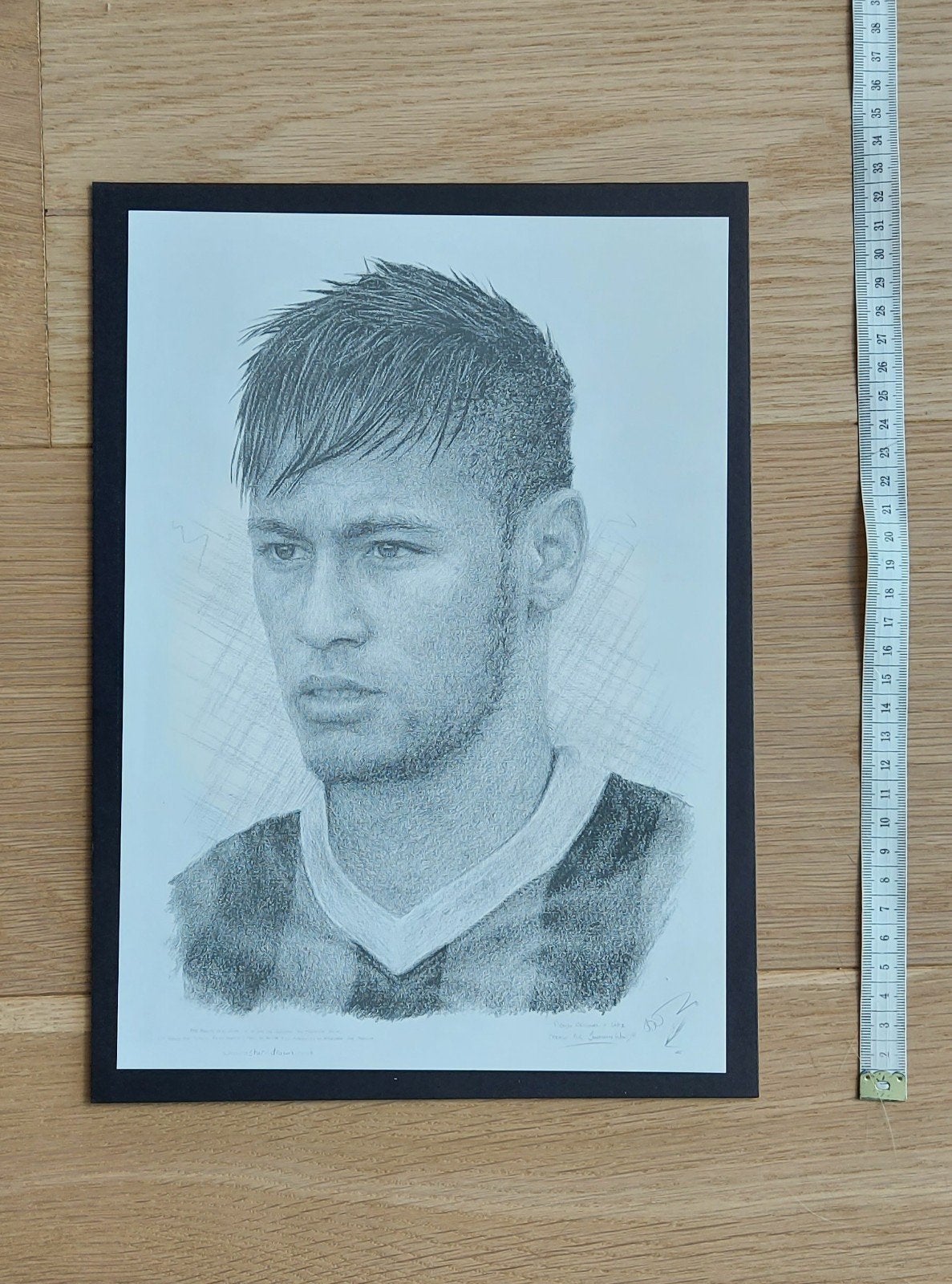 Neymar potlood tekening, Ophalen of Verzenden, Zo goed als nieuw