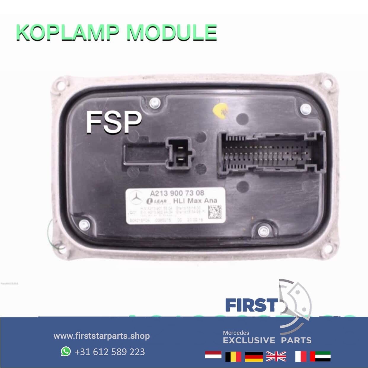 A2139007308 Koplampmodule W213 LED koplamp MODULE Mercedes E, Utilisé, -, -, Enlèvement ou Envoi
