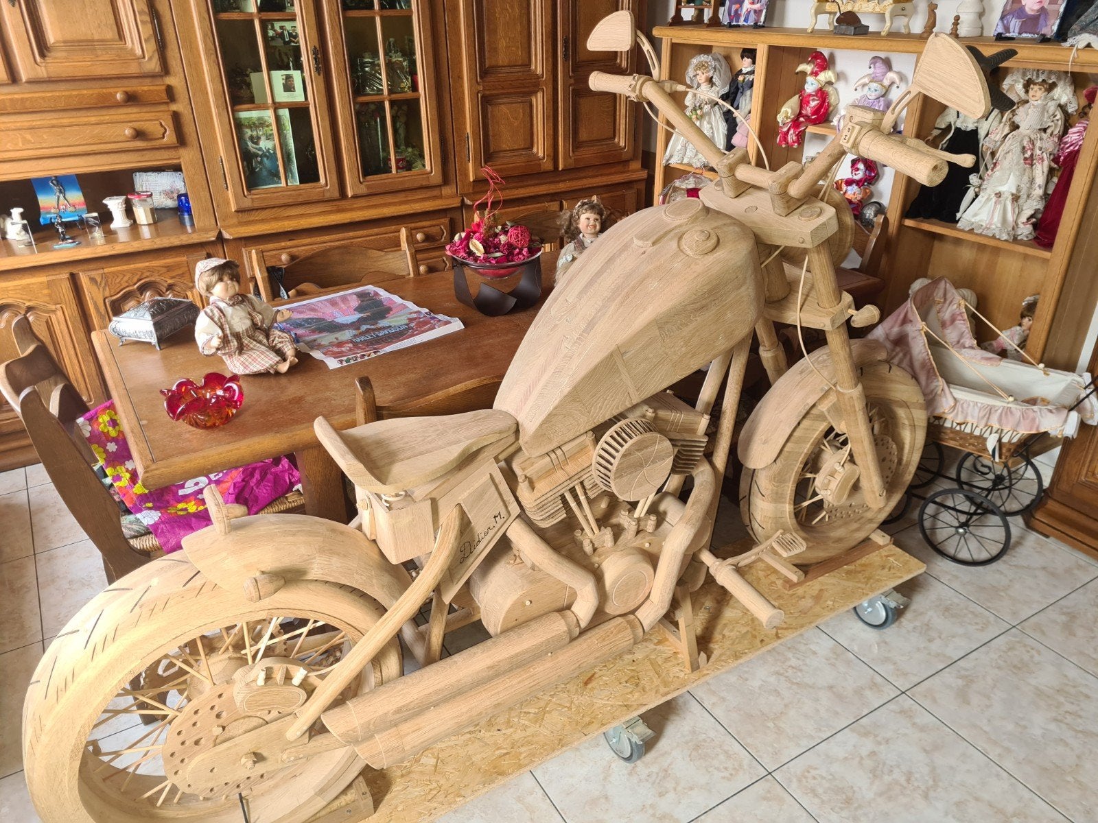 Moto en bois, Hobby & Loisirs créatifs, Bricolage, Enlèvement