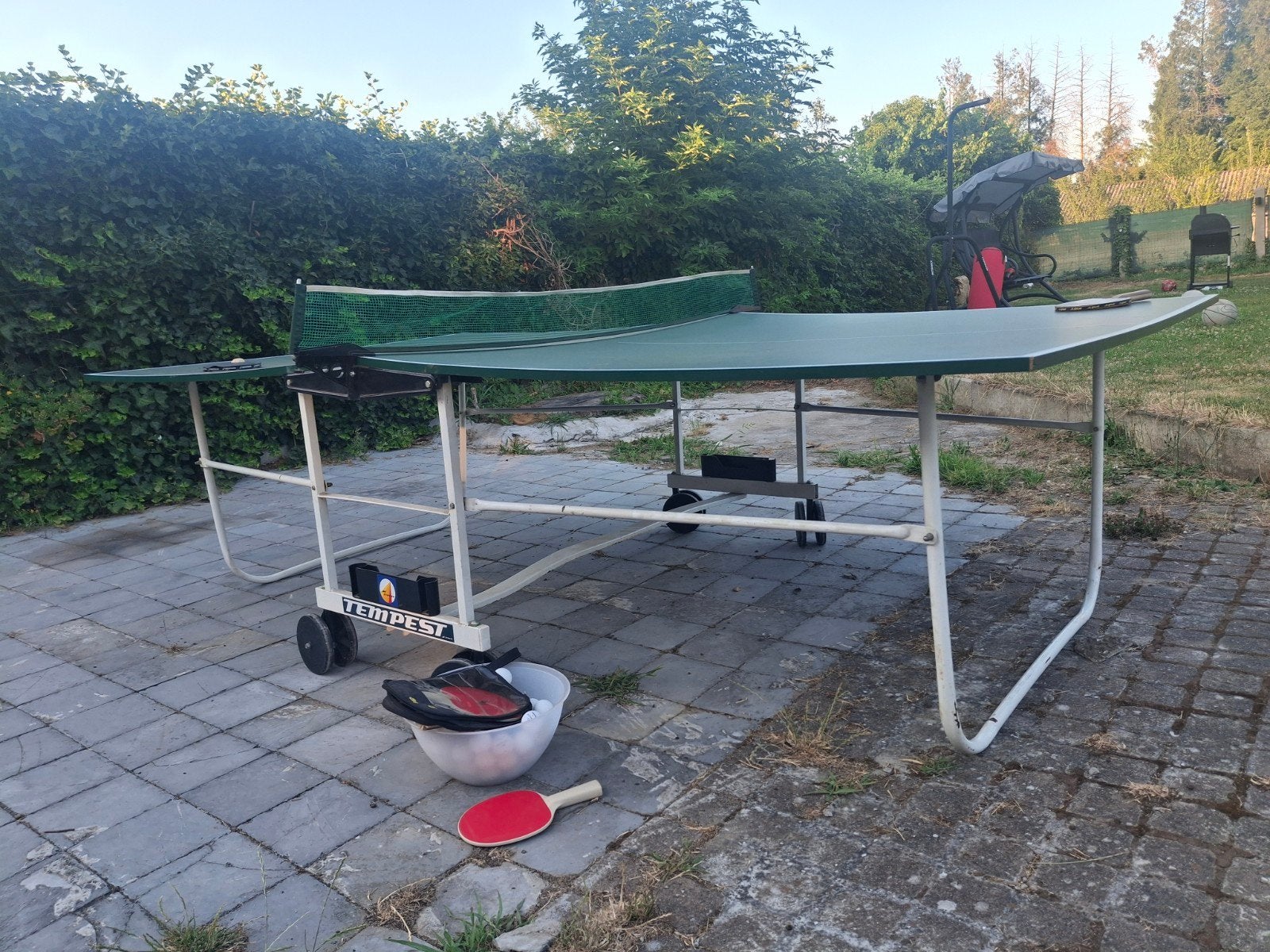 Pingpongtafel  gratis, Ophalen