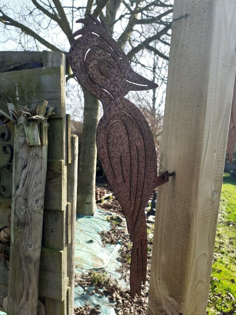 PIC EN METAL A FIXER, Jardin & Terrasse, Statues de jardin, Enlèvement ou Envoi, Neuf, Métal, Animal