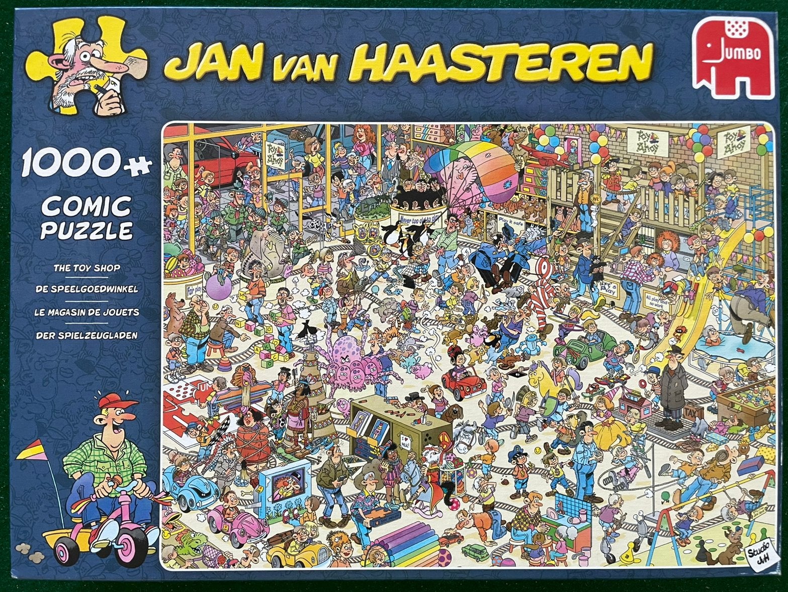 Jan van Haasteren puzzel 1000 stukjes- De Speelgoedwinkel, Hobby en Vrije tijd, Denksport en Puzzels, Ophalen of Verzenden, Zo goed als nieuw