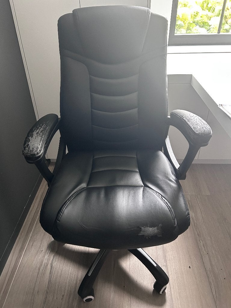 Gratis: bureaustoel, Maison & Meubles, Enlèvement, Utilisé, Noir, Chaise de bureau