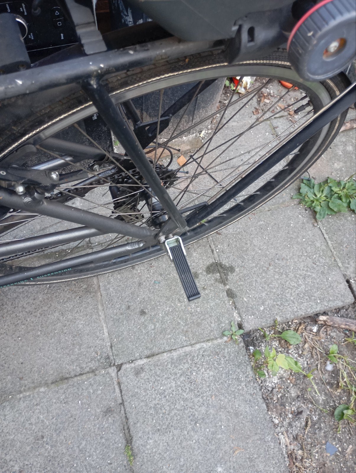 Fietsstoel, Enlèvement