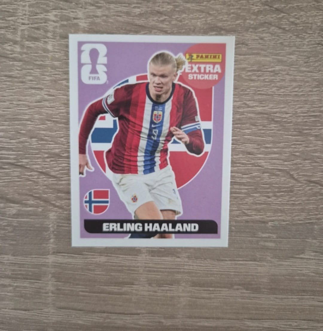 Panini extra stickers HAALAND