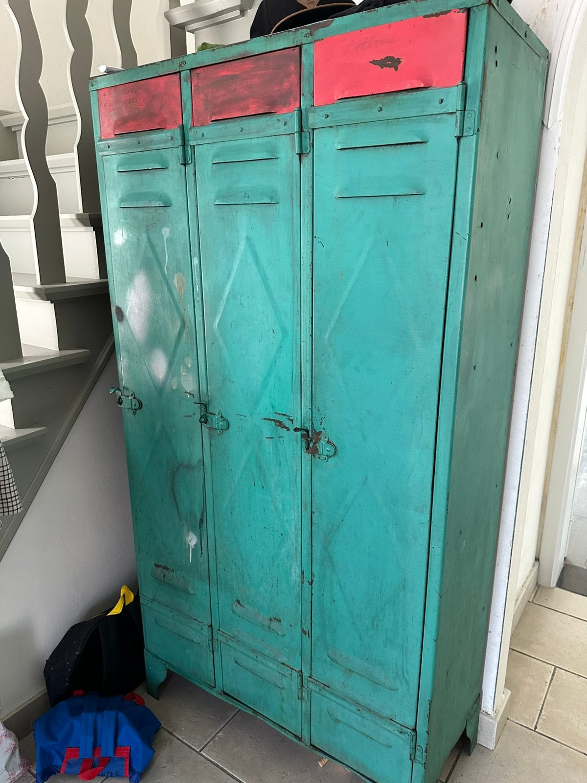 Vintage schoenkast, Huis en Inrichting, Ophalen, Zo goed als nieuw