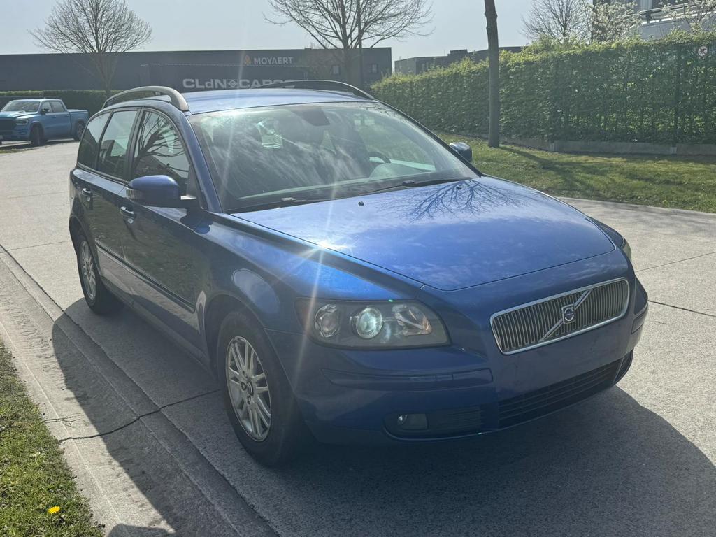 Volvo V50 Break 1.6 Diesel//2007//Airco//Leder//Trekhaak, Auto's, Parkeersensor, Leder, Particulier, V50