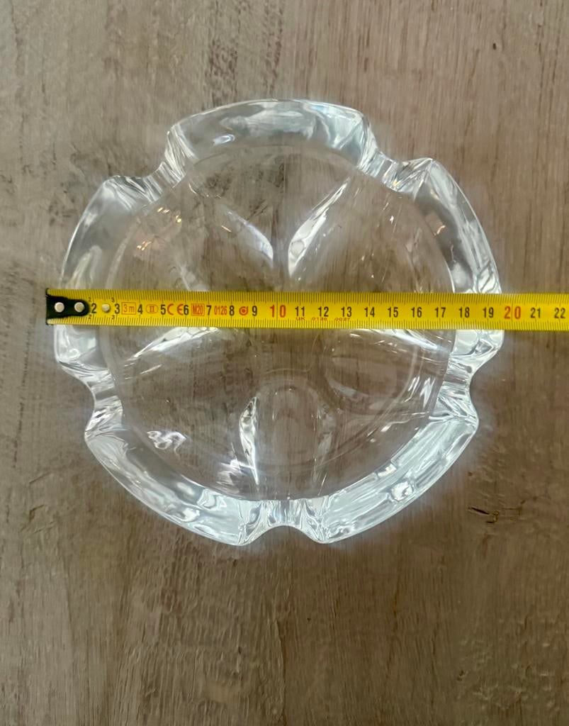 kristallen asbak van het merk Cristal d'Arques, Antiek en Kunst, Ophalen