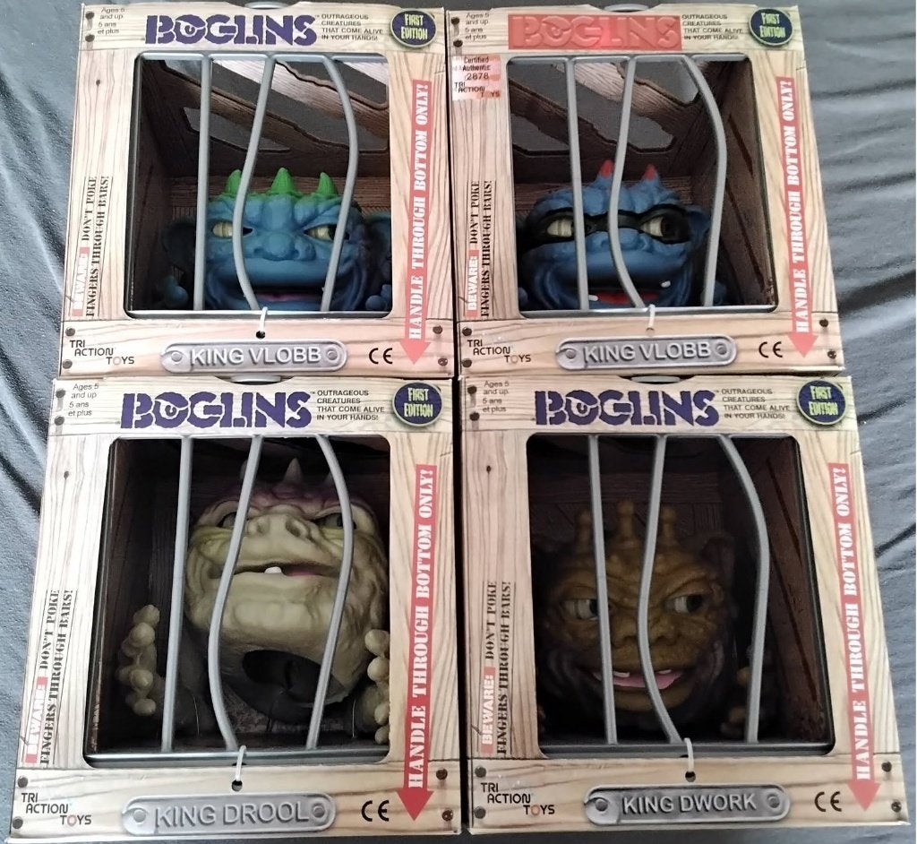 Boglins (handpoppen), Ophalen, Zo goed als nieuw