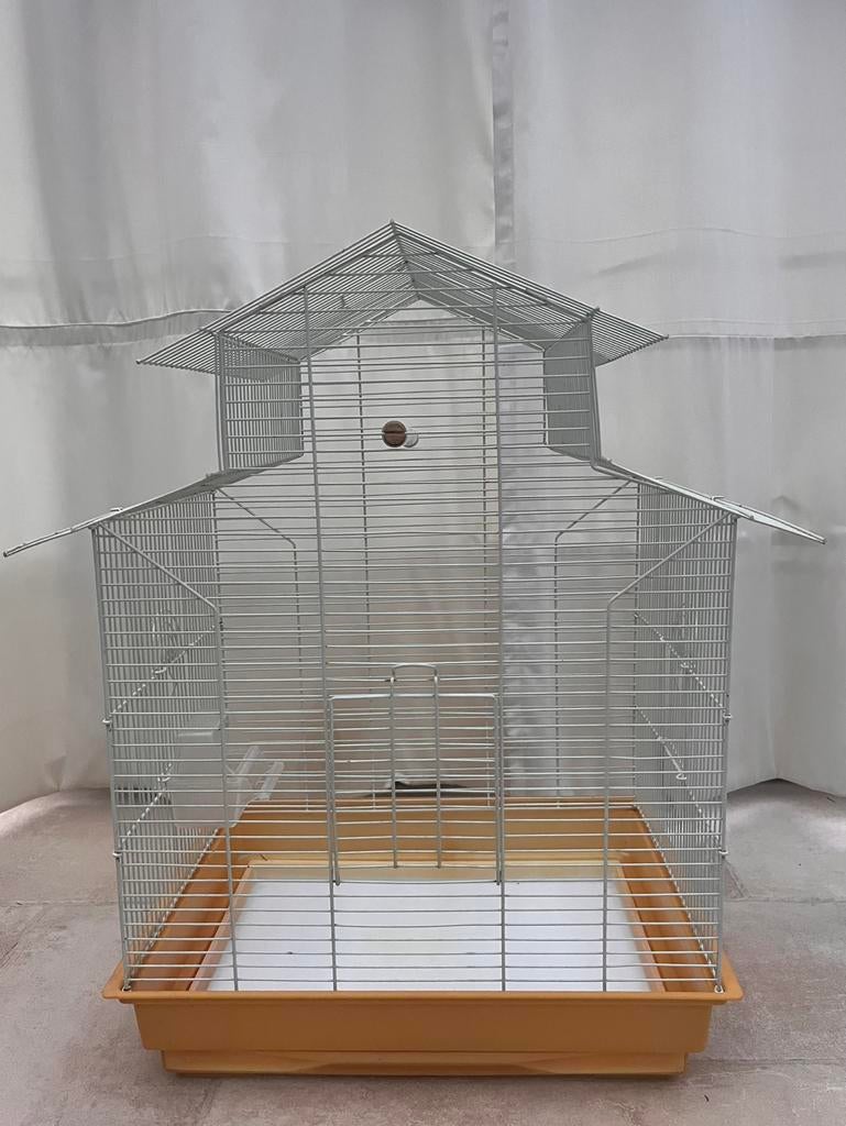 Vogelkooi met uitschuifbare lade, Dieren en Toebehoren, Ophalen, Gebruikt, Kunststof, Vogelkooi