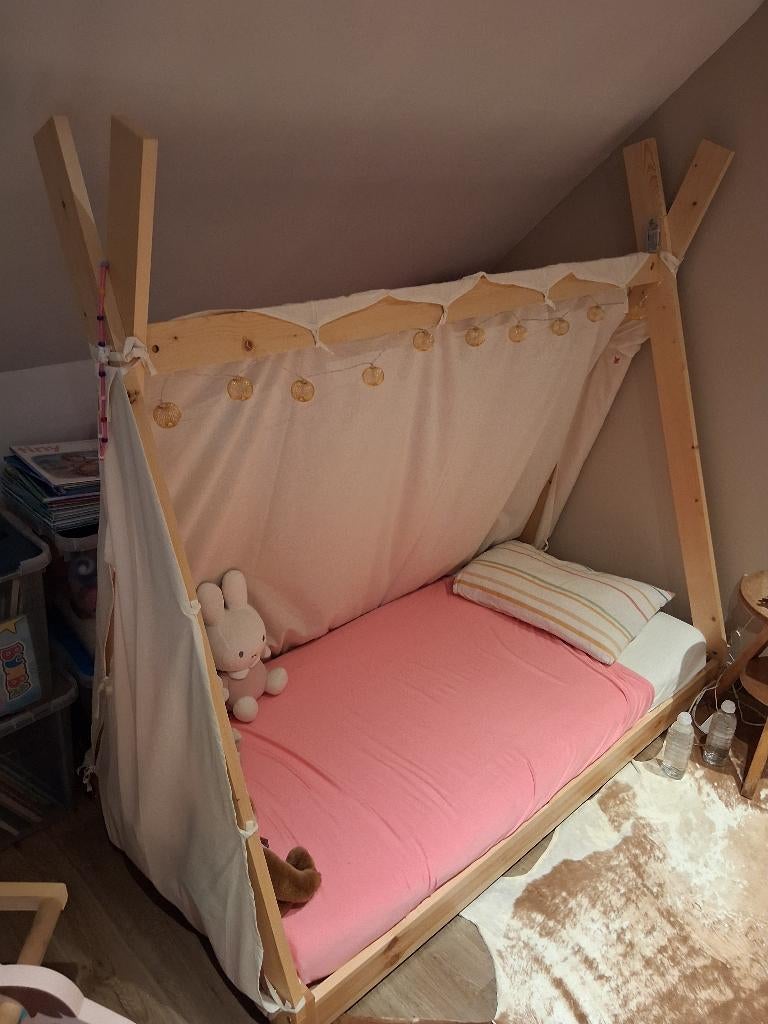 2 peuterbedden, Gebruikt, 70 tot 85 cm, 140 tot 160 cm, Ophalen