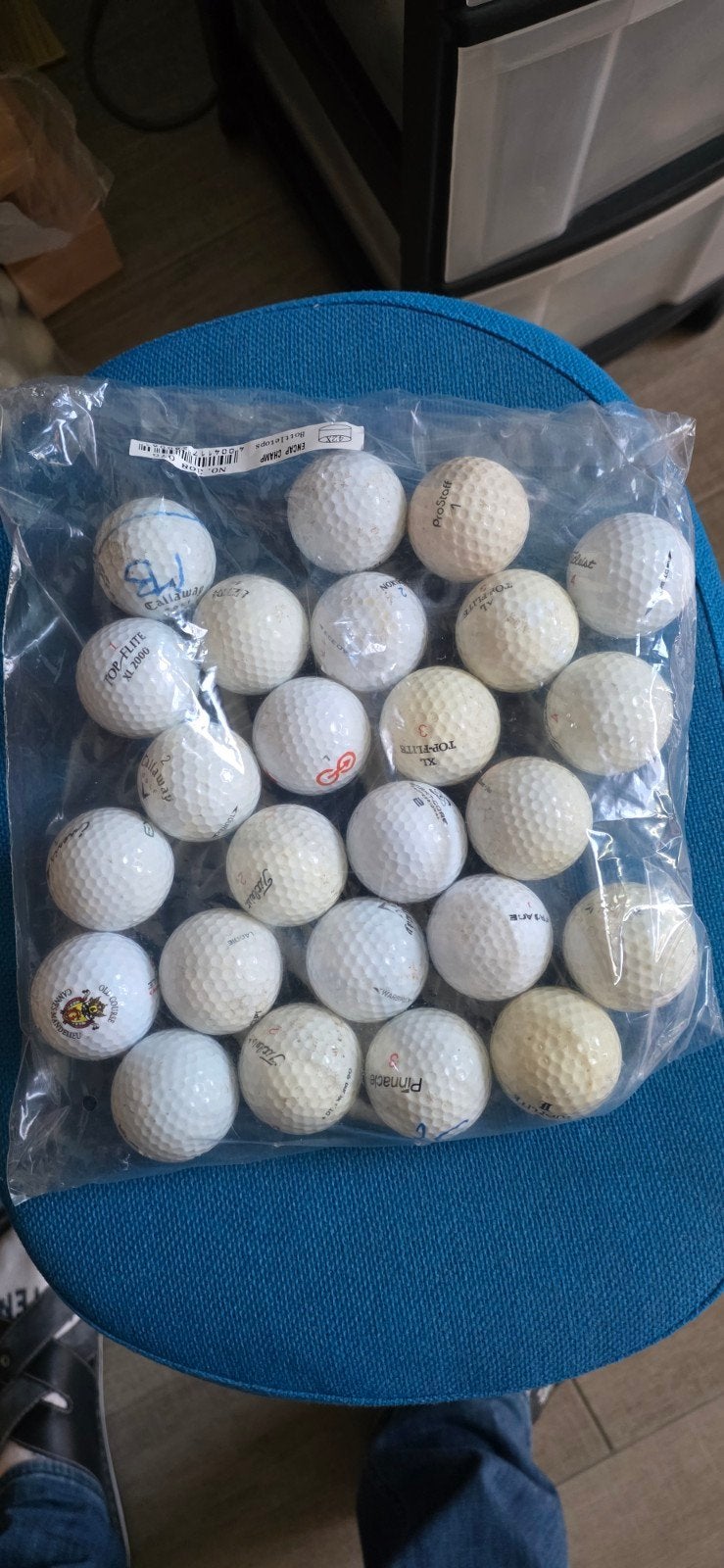 golfballen, Sport en Fitness, Ophalen, Zo goed als nieuw