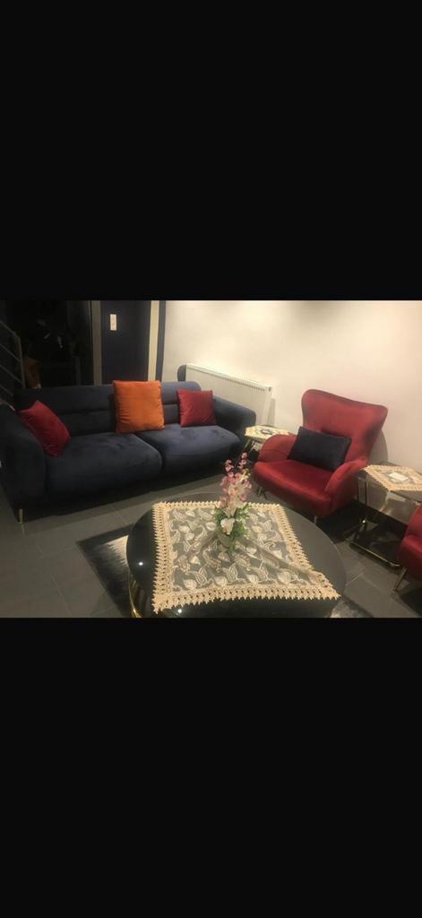 Zetels en eet tafel, Huis en Inrichting, Ophalen, Zo goed als nieuw
