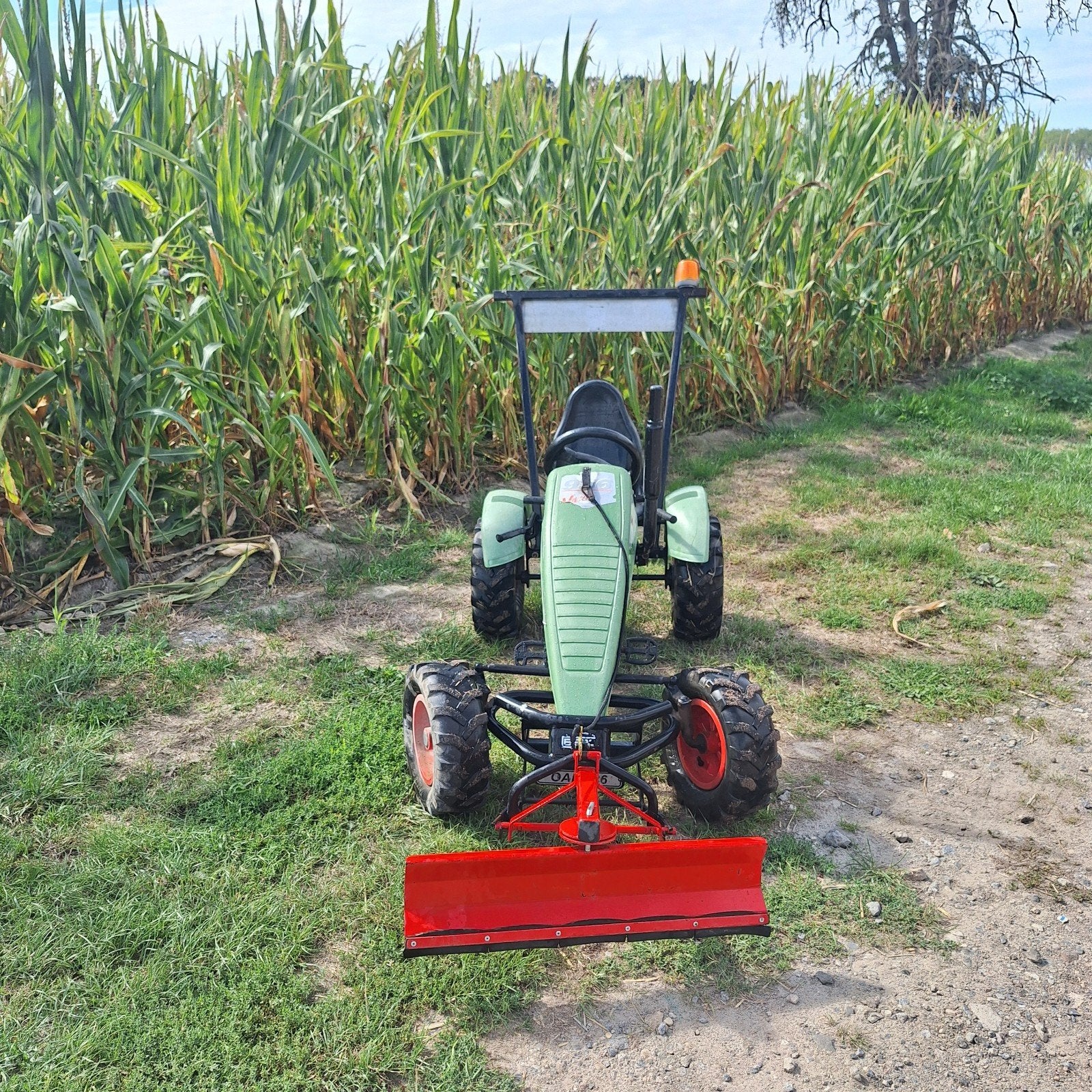 go-cart Fendt met sneeuwschuif, Kinderen en Baby's, Speelgoed | Buiten | Skelters, Ophalen, Gebruikt