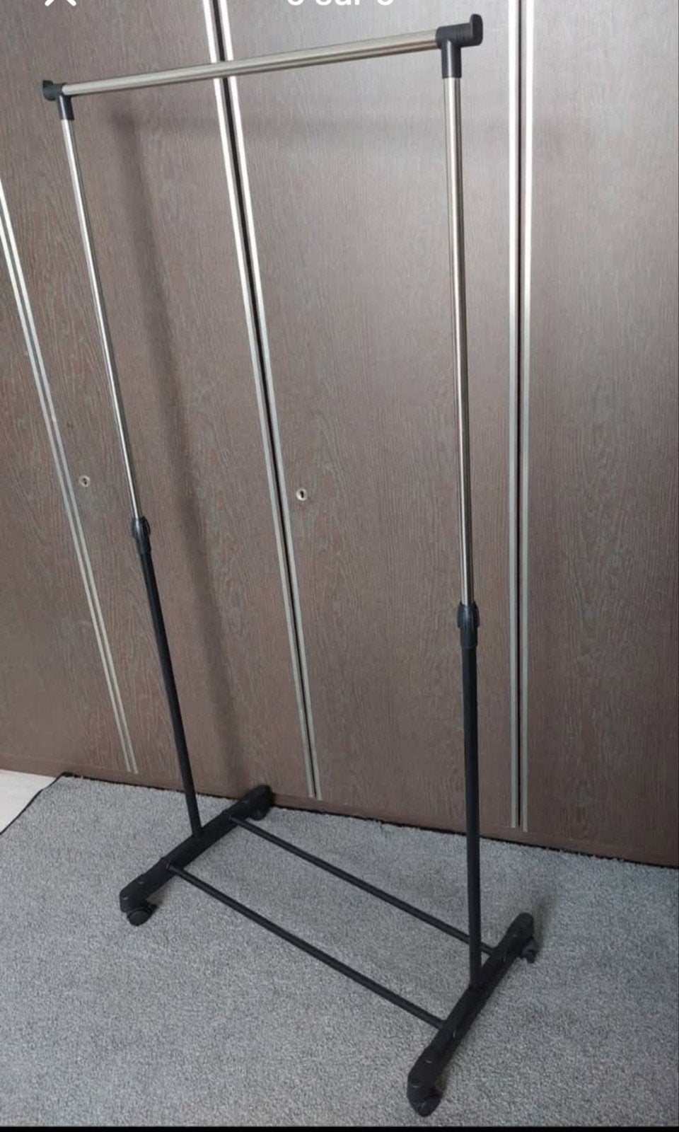 tringle à vêtements, Enlèvement
