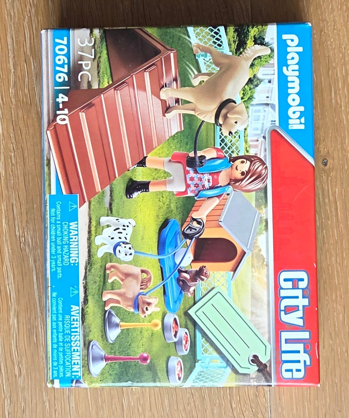 playmobil hondentrainer, Ophalen