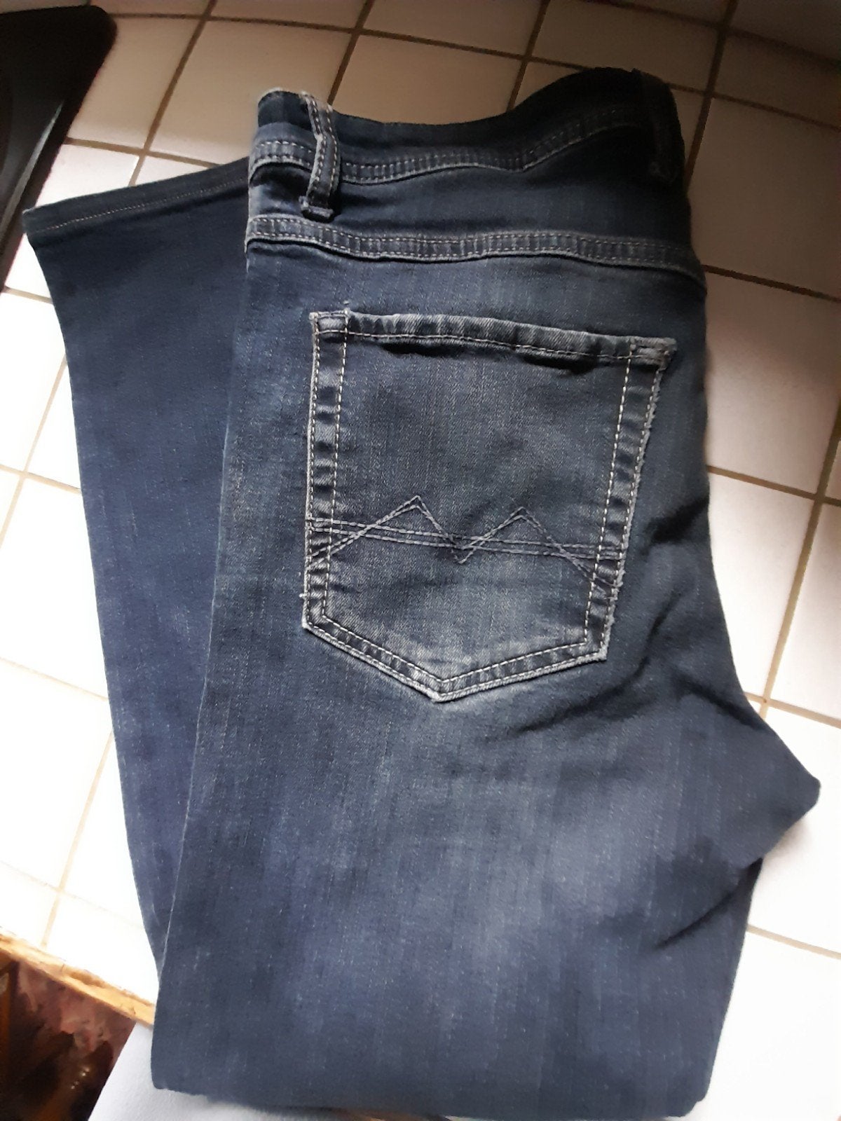 mooie broek , heren  jeans, donker blauw, stretch, Kleding | Heren, Spijkerbroeken en Jeans, Mac jeans, Blauw, Ophalen of Verzenden