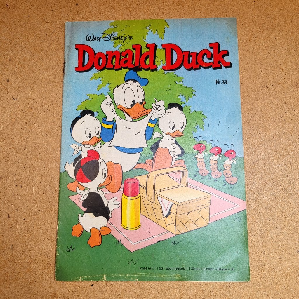 Tijdschrift Donald Duck - nr. 33 / 1982, Collections, Enlèvement ou Envoi, 1980 à nos jours, Journal ou Magazine