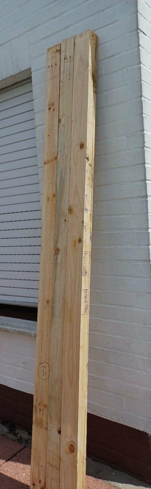 25 poutres rabotées, Bricolage & Construction, Bois & Planches, Enlèvement, Poutre