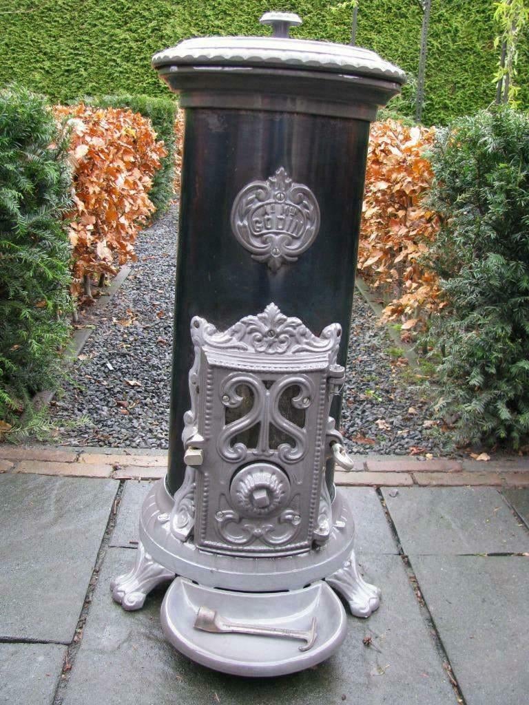 Zeer nette Godin houtkachel of kolen allesbrander 5KW, Ophalen, Brocante, Overige materialen, Zo goed als nieuw