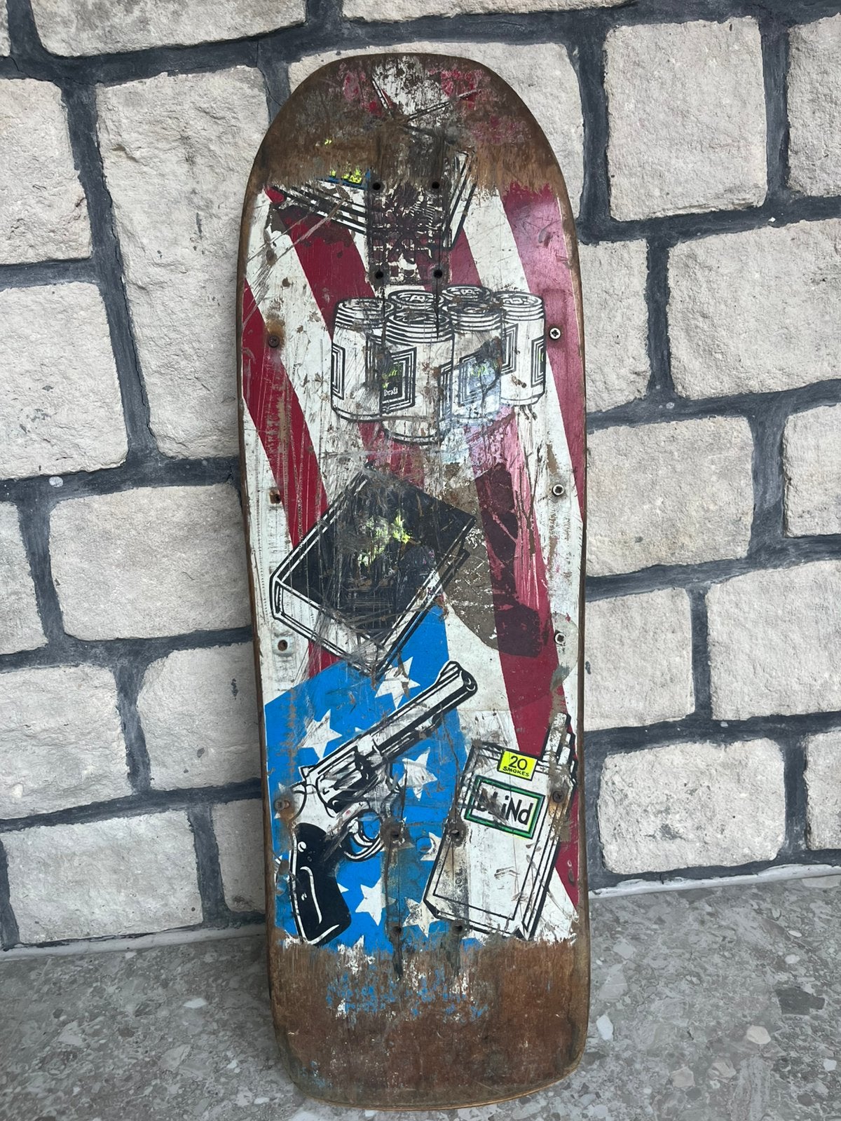 Blind Jason Lee 1991, Sport en Fitness, Skateboarden, Ophalen of Verzenden, Gebruikt, Skateboard