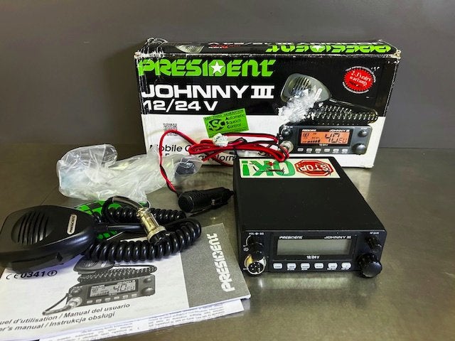 Président Johnny III BC 27cm, Enlèvement ou Envoi, Utilisé, Émetteur et Récepteur