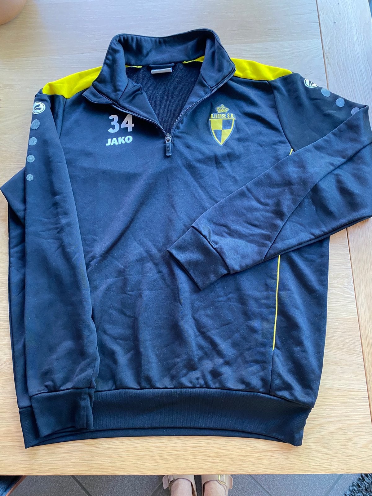 JAKO Ziptop Power  K. Lierse S.K. Maat L, Sport en Fitness, Maat L, Ophalen of Verzenden, Zo goed als nieuw
