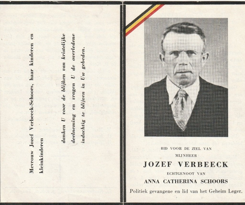 Concentratiekamp  Dora 1945   Jozef Verbeeck, Verzamelen, Ophalen of Verzenden