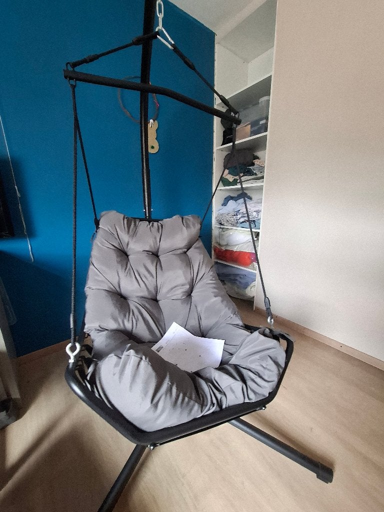 fauteuil suspendu, Maison & Meubles, 100 à 125 cm, Comme neuf, Contemporain, Enlèvement